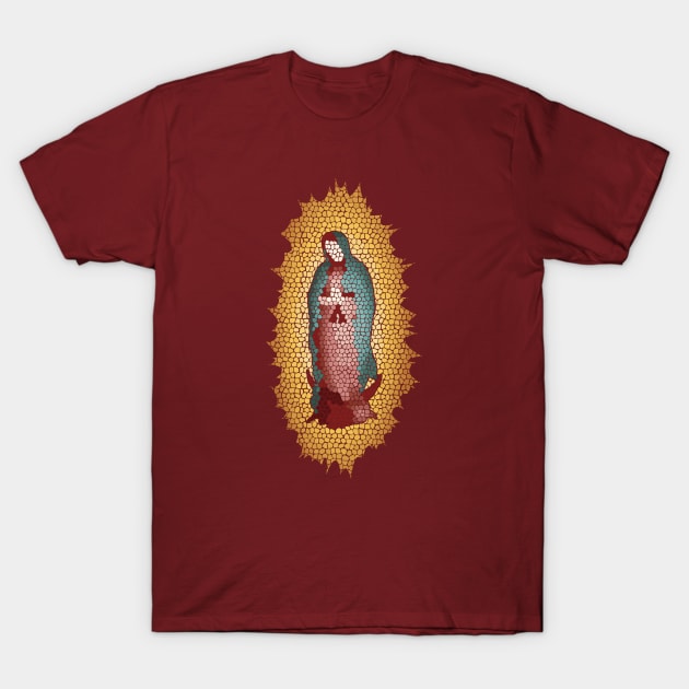 La Virgen de Guadalupe Mexican Catholic Religious T-Shirt by TEXICAN